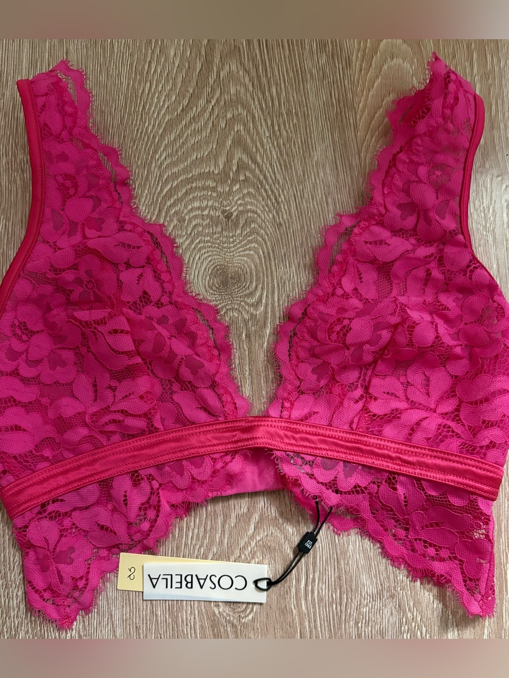 Cosabella Magnolia Triangle Bralette Size Small